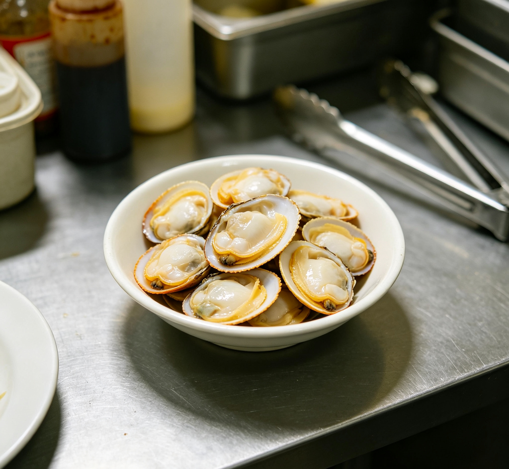 Freshly Steamed Clams