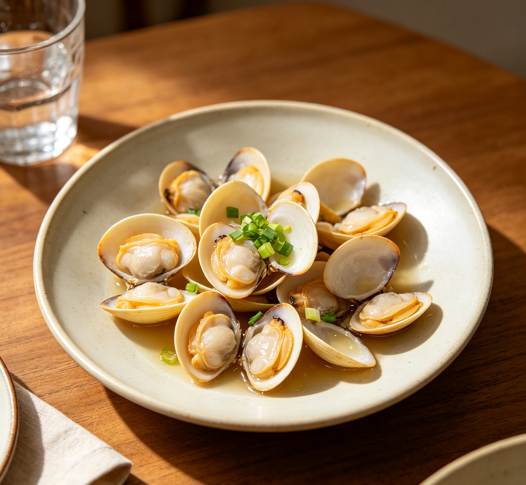 Freshly Steamed Clams