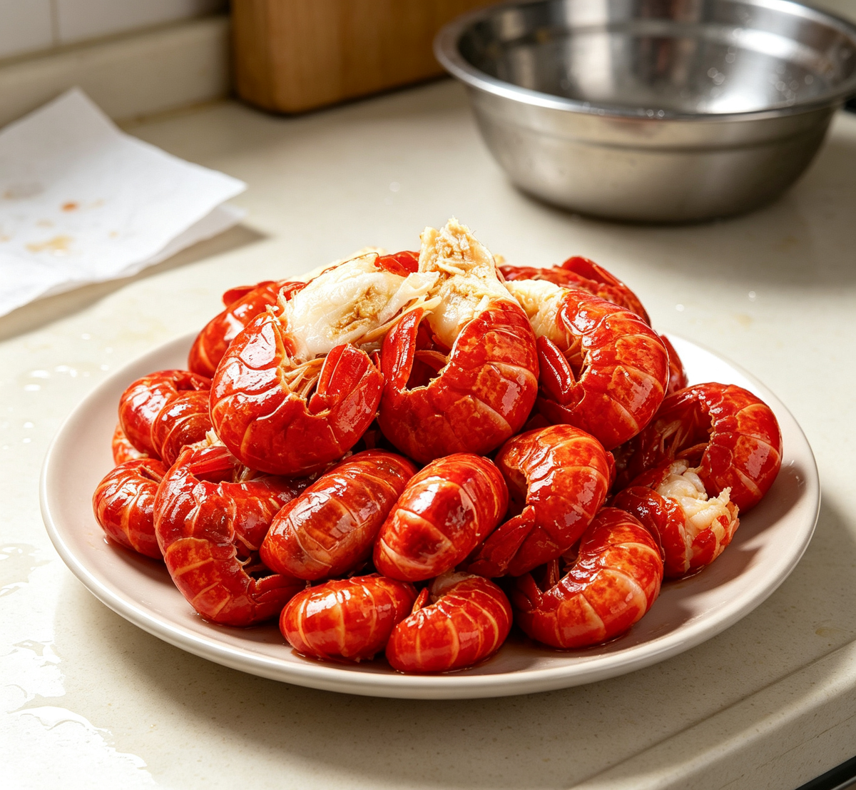 Deliciously Spicy Crawfish Clusters