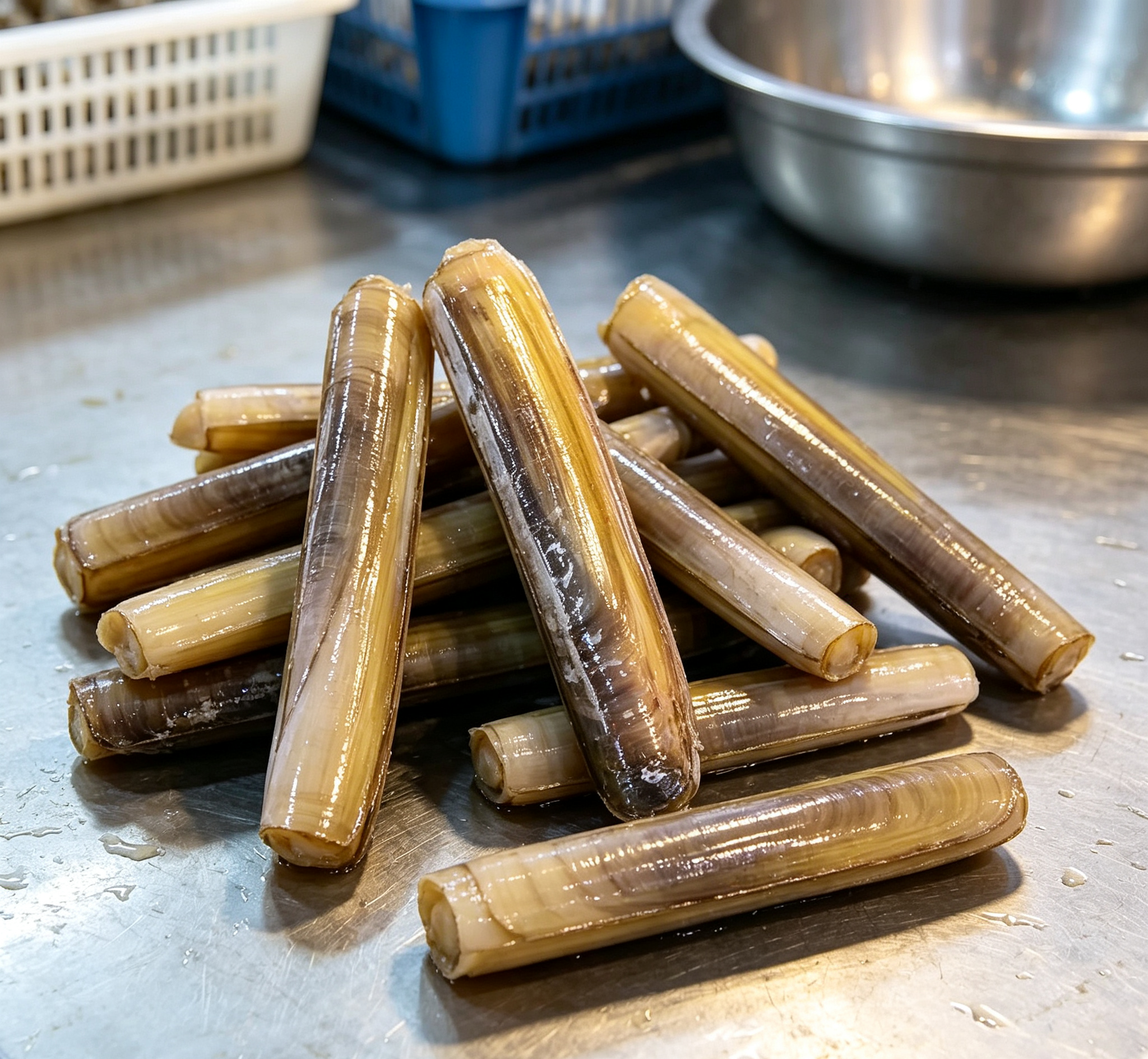 Delicious Fresh Bamboo Clams