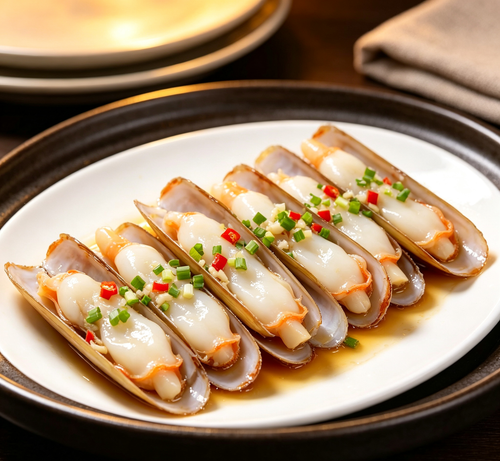 Delicious Fresh Bamboo Clams
